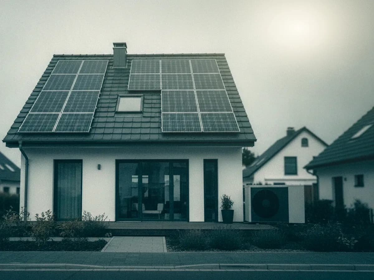 Einfamilienhaus mit Photovoltaikanlage